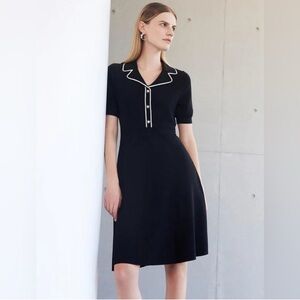 NWOT Black Midi Dress Goelia